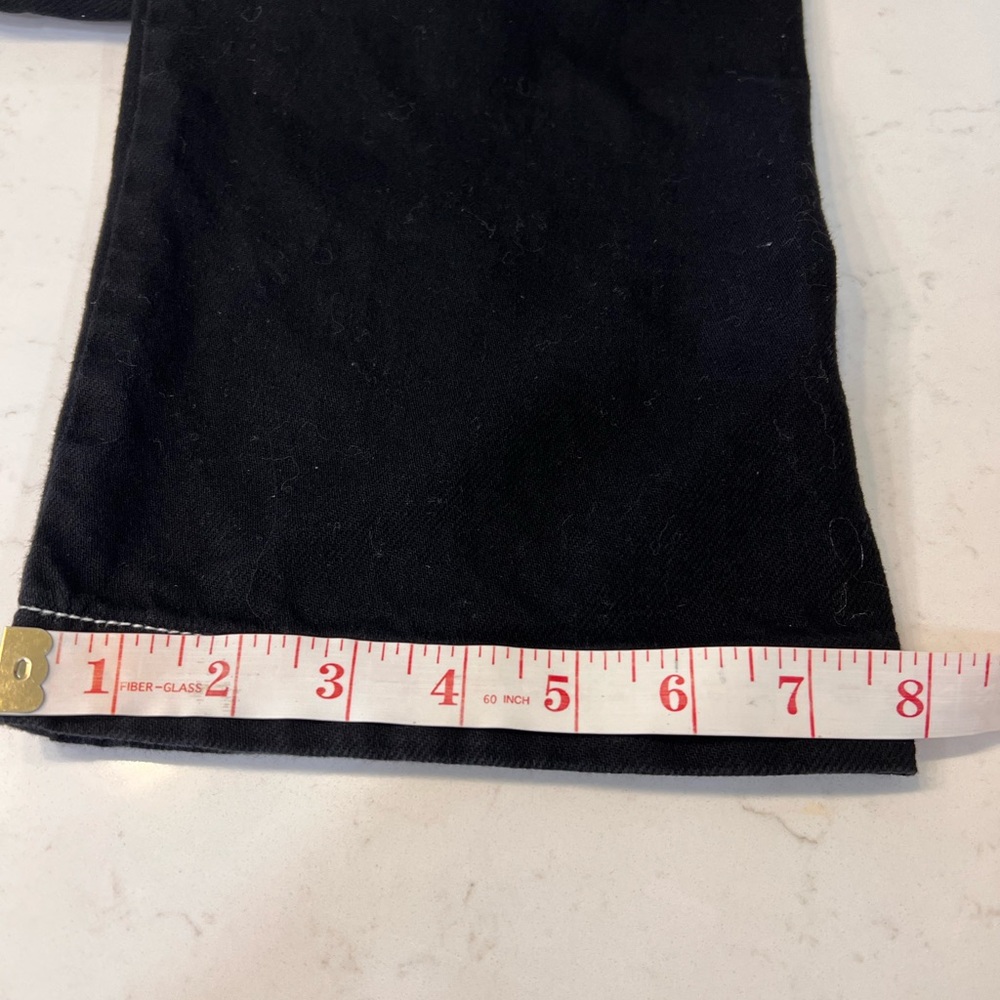Y2K Black Straight Leg Carpenter Pants size 7/28 Juniors - Picture 8 of 8